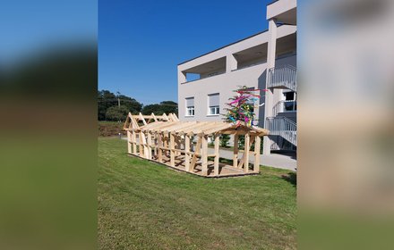  Richtfest unseres neuen Hühnerhauses