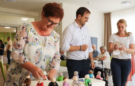 Mitten in der Dorfgemeinschaft angekommen