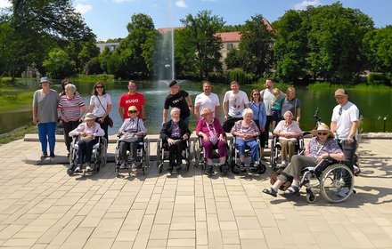 Hugo Boss und Pflegeresidenz auf Erkundungstour