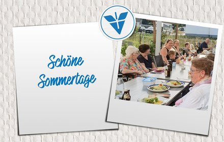 Senioren-WG genießt den Sommer